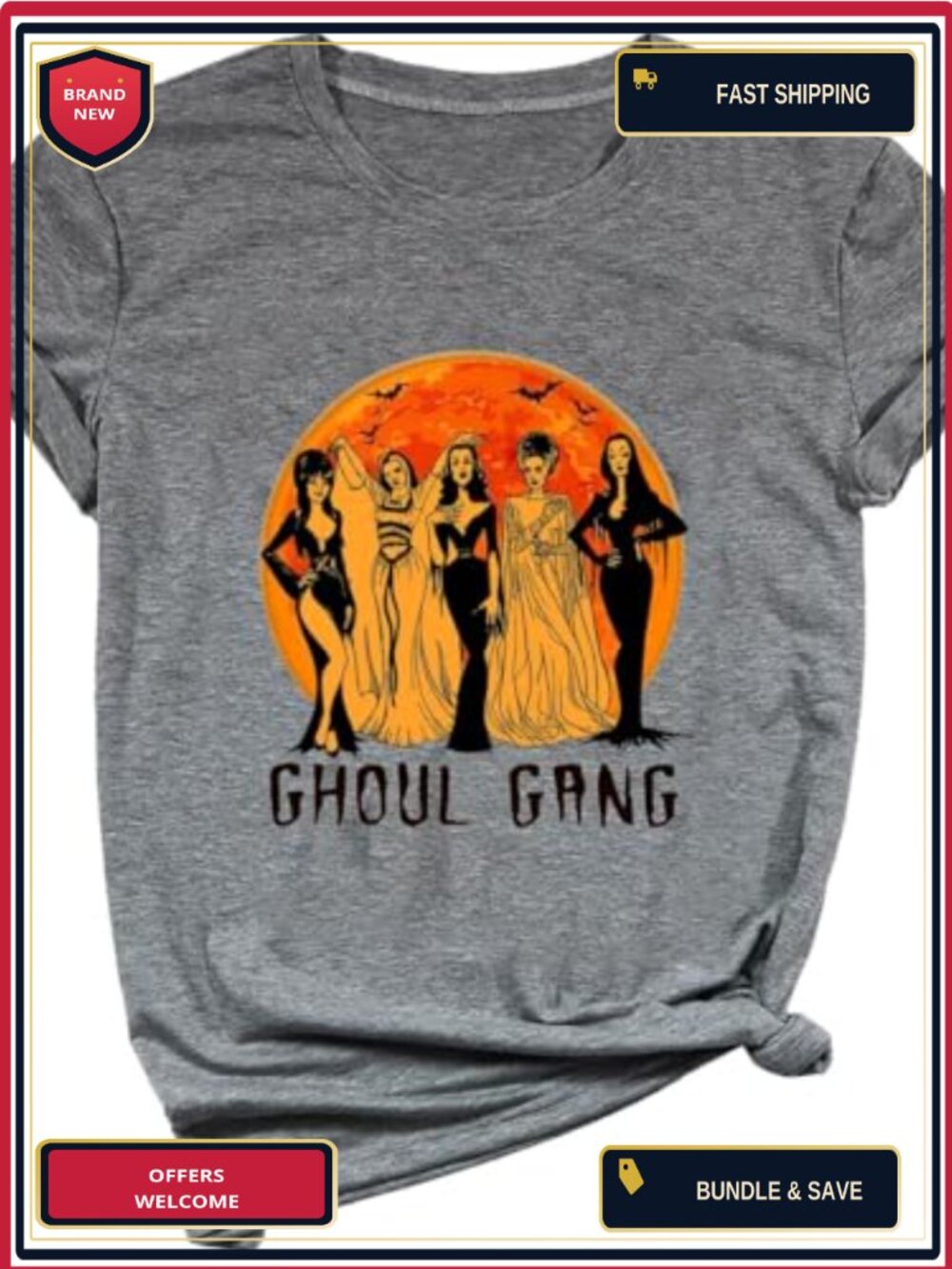 Ghouls Just Wanna Have Fun Halloween Graphic Tee
